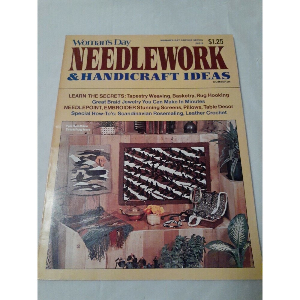 Woman's Day Needlework & Handicrafts Ideas #24 c1977 Woman’s Day Service Series